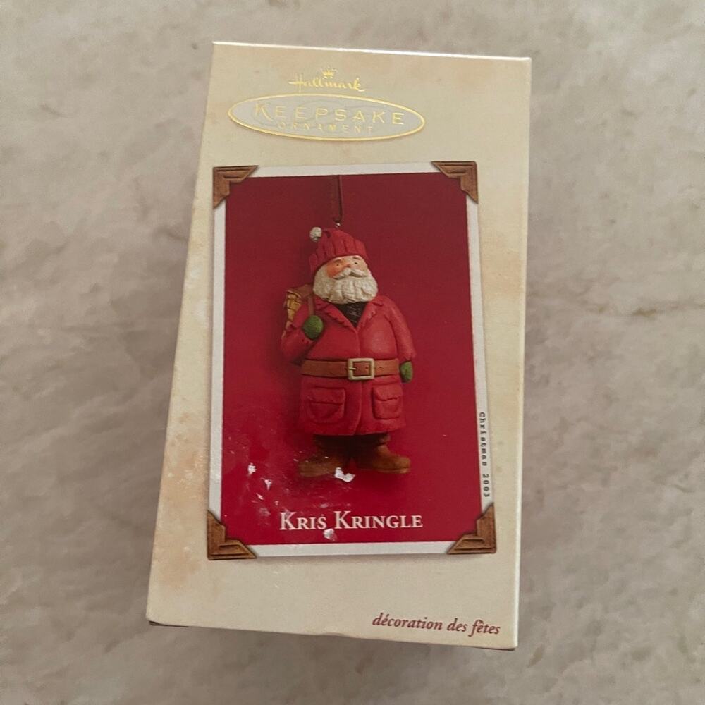 vintage Hallmark Christmas Ornament Kris Kringle 2003